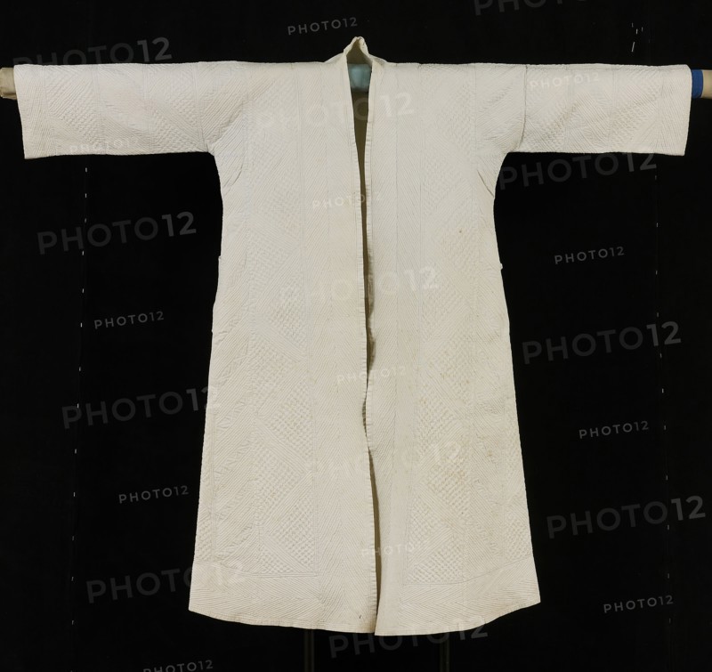 Robe, Ottoman period, 19th century, Possibly Syria, Syria, Cotton, plain weave, quilted with areas of raised padding (trapunto), 135.9 x 154.3 cm (53 1/2 x 60 3/4 in.)