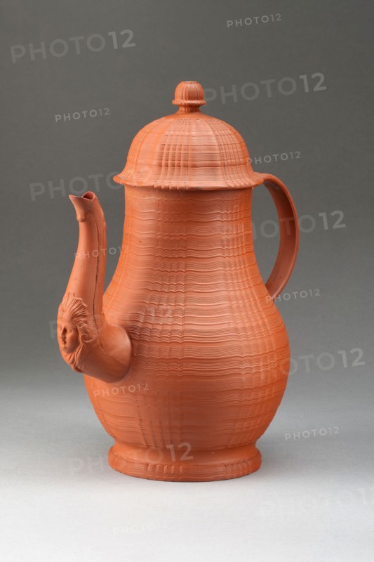 Coffee Pot, c. 1770, Attributed to Wedgwood Manufactory, England, founded 1759, Burslem, Stoneware (redware), 24.5 × 20.3 × 13 cm (9 5/8 × 8 × 5 1/8 in.)