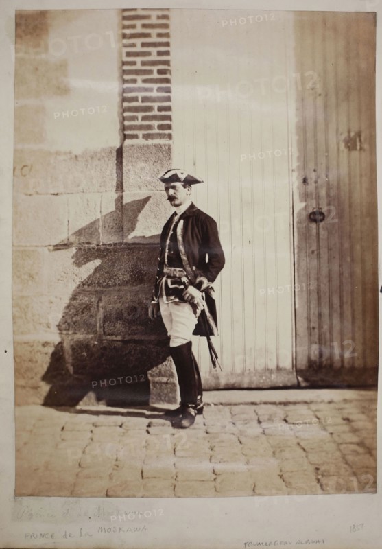 Prince Moskova at Chalons, 1857, Gustave Le Gray, French, 1820–1884, France, Albumen print, 29.7 × 22 cm (image/paper), 34.4 × 24.8 cm (mount)