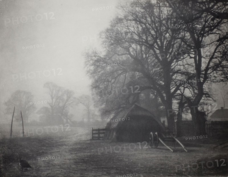 Old Shoreham, c. 1891, Charles Job, English, c. 1853–1930, United Kingdom, Platinum print, 26.5 x 34.3 cm (image), 26.9 x 34.7 cm (paper)