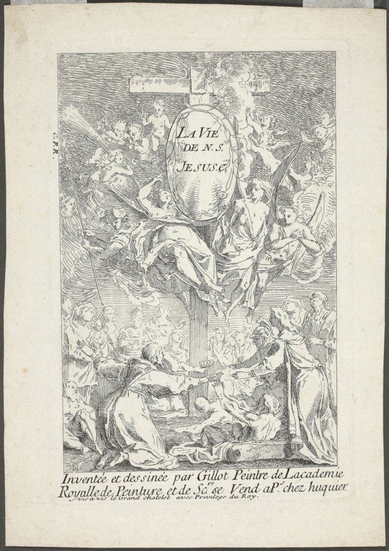 The Life of our Lord Jesus Christ, 1720/32, Gabriel Huquier (French, 1695-1772), after Claude Gillot (French, 1673-1722), France, Etching on cream laid paper, 200 × 130 mm (image), 232 × 165 mm (sheet), 322 × 205 mm (sheet)