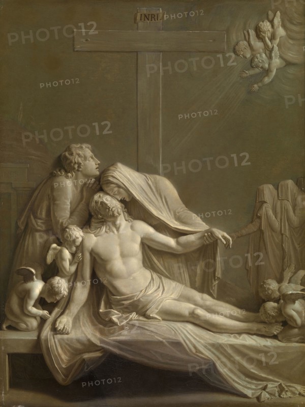 Deposition (after Antonio Canova), 1800, Bernardino Nocchi, Italian, 1741–1812, Italy, Oil on canvas, 88 × 65.5 cm (34 3/4 × 25 3/4 in.)