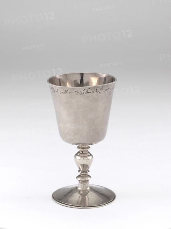 Wine Cup, c. 1660, John Hull, American, born England, 1627–1683, Robert Sanderson, American, born England, c. 1608–1693, Boston, United States, Silver, 17.2 × 9.2 × 9.4 cm (6 3/4 × 3 5/8 × 3 11/16 in.)
