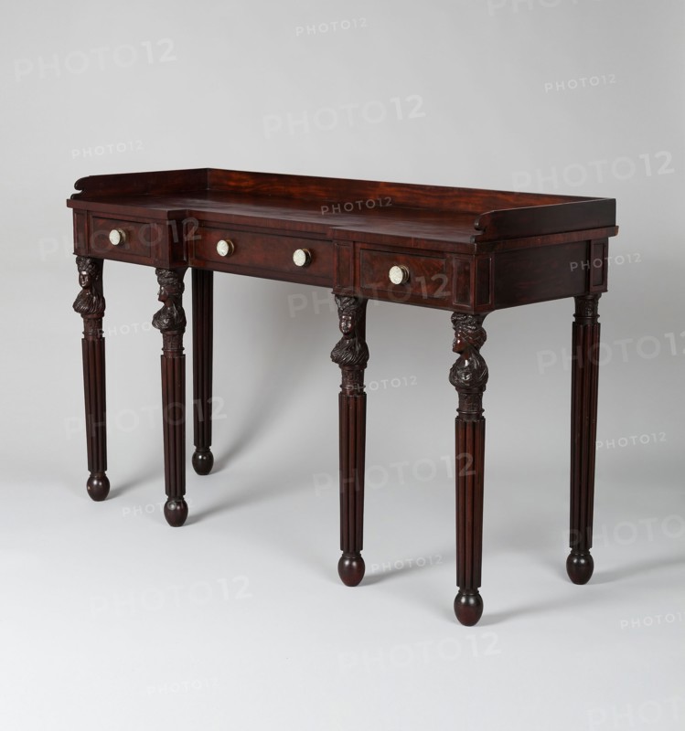 Sideboard, c. 1820, Attributed to Edward Priestley, American, 1778–1837, Baltimore, Baltimore, Mahogany, 114.3 × 186.7 × 64.8 cm (45 × 73 1/2 × 25 1/2 in.)