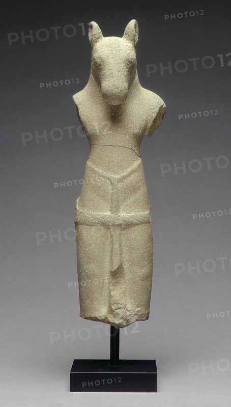 Horse-Headed Incarnation of God Vishnu (Hayagriva), Pre–Angkor period, 7th/8th century, Cambodia/Vietnam, Cambodia, Sandstone, 30.5 × 9.8 × 7.7 cm (12 × 3 7/8 × 3 in.)