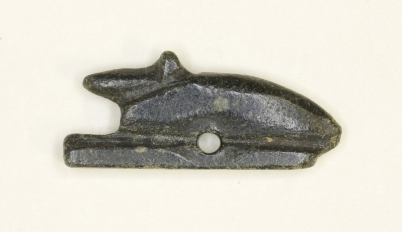 Amulet of an Ichneumon (?), Late Period–Ptolemaic Period (?) (about 7th–1st centuries BC), Egyptian, Egypt, Stone, 1.6 × 1.3 × 1.0 cm (5/8 × 1/2 × 3/8 in.)