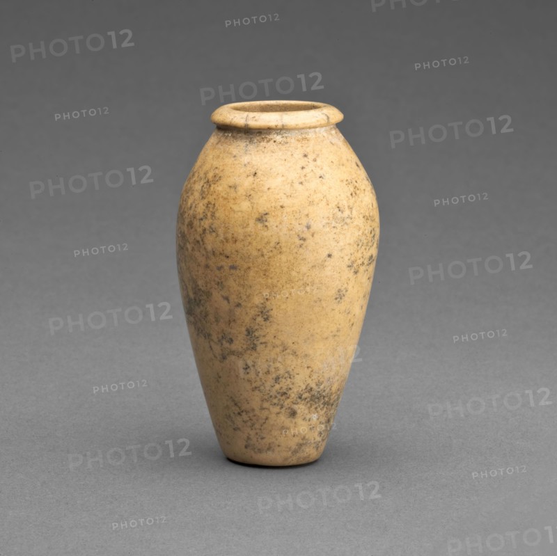 Jar, Old Kingdom, Dynasty 3–8 (2707–2219 BC), Egyptian, Egypt, Stone, 7.6 × 4.5 × 4.5 cm (3 × 1 3/4 × 1 3/4 in.)