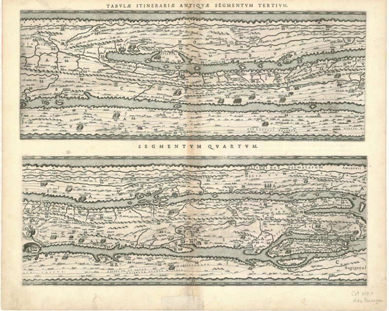 Map, Map, Copperplate print