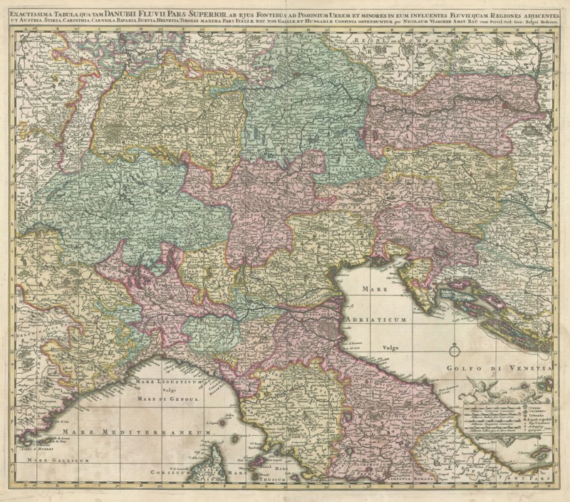 Map, Nicolaes Jansz. Visscher (1618-1679), Copperplate print