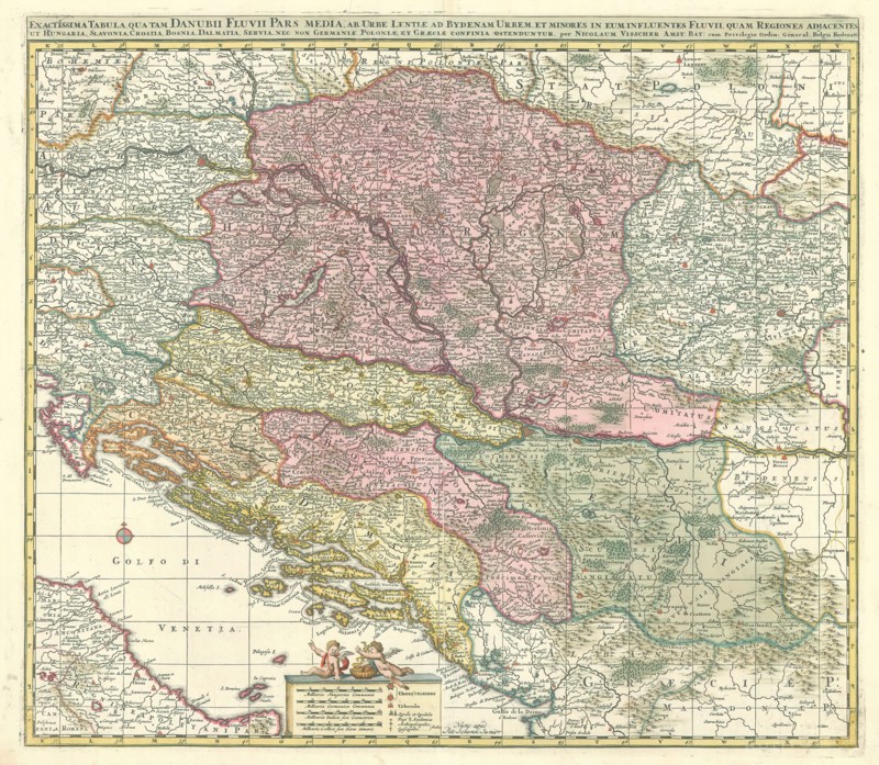 Map, Nicolaes Jansz. Visscher (1618-1679), Copperplate print