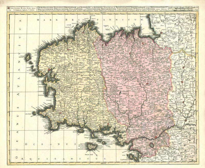 Map, Gerhard Valk (-1726), Copperplate print