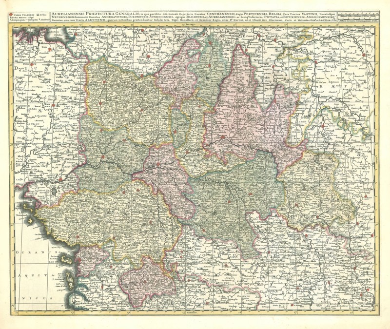 Map, Gerhard Valk (-1726), Copperplate print