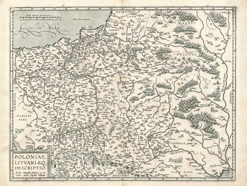Map, Territorio di Siena con il dvcato di Castro, Copperplate print