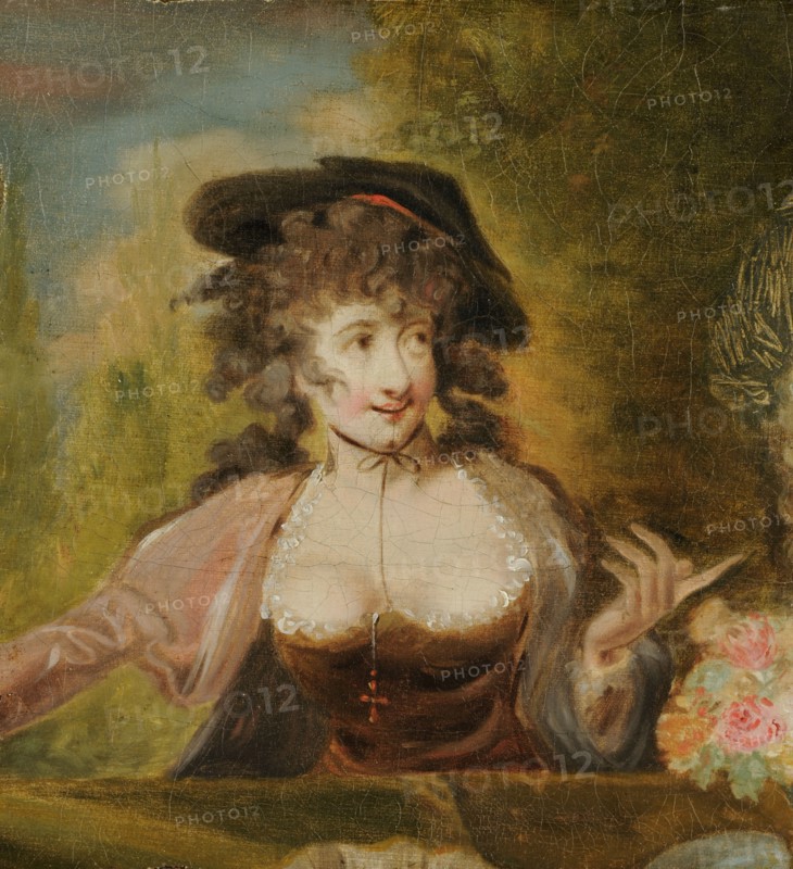 Ursula, around 1789, oil on canvas, 26.3 x 24.8 cm, unsigned, Johann Heinrich Füssli, Zürich 1741–1825 Putney Hill b. London