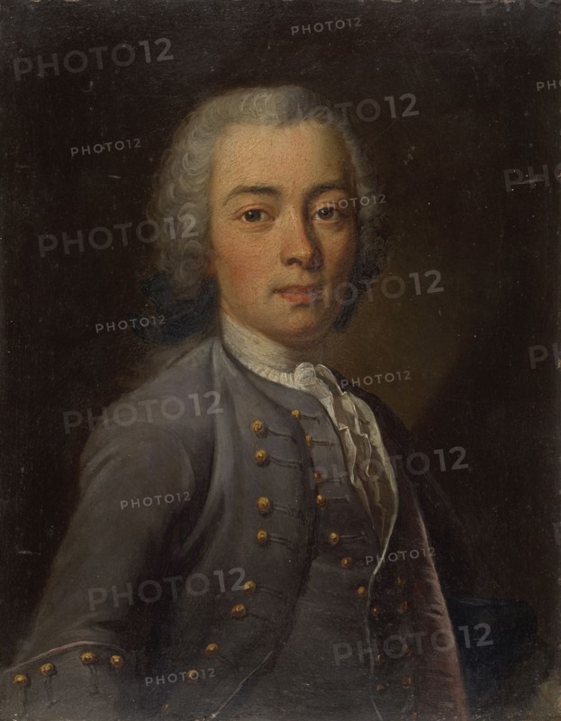 Portrait of a young gentleman, 1747, oil on copper, 23 x 18 cm, signed and dated lower right back: E: Handmann -, Fecit., A °, 1747, Emanuel Handmann, Basel 1718–1781 Bern