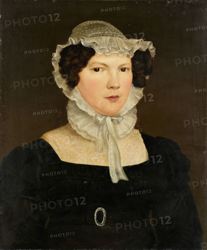 Portrait of the artist's sister-in-law, Rosina Miville-Krug, c. 1824, oil on canvas, 59.5 x 49 cm, unmarked, Jakob Christoph Miville, Basel 1786–1836 Basel