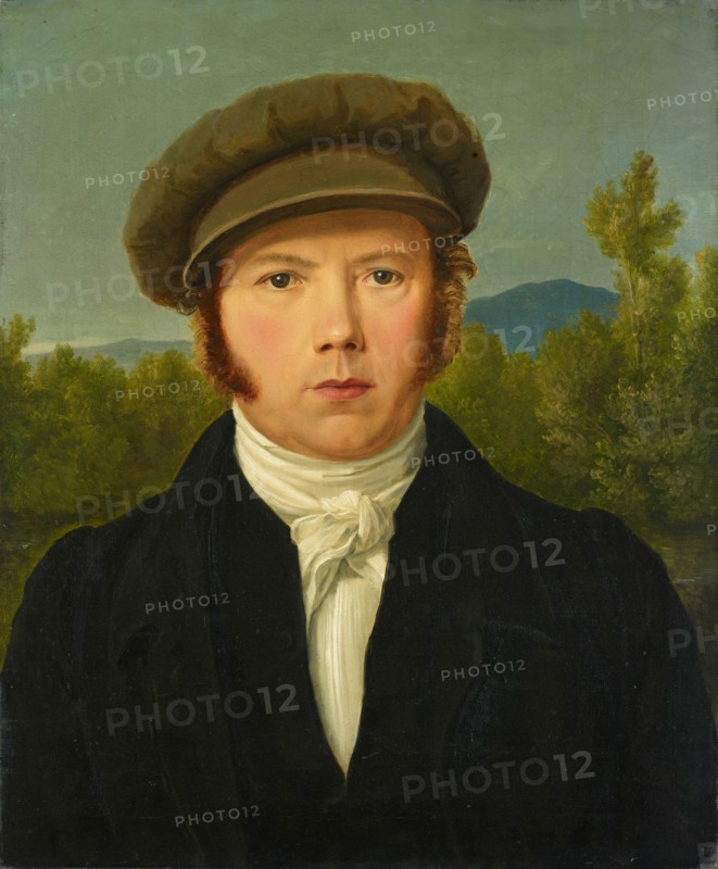 Portrait of the Artist's Brother, Heinrich Miville-Krug, c. 1824, oil on canvas, 59.5 x 49.5 cm, unsigned, Jakob Christoph Miville, Basel 1786–1836 Basel
