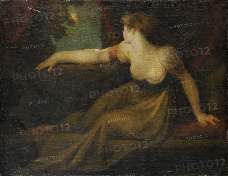 Lady in the Moonlight, c. 1800, oil on canvas, 70.9 x 91.4 cm, unsigned, Johann Heinrich Füssli, Zürich 1741–1825 Putney Hill b. London