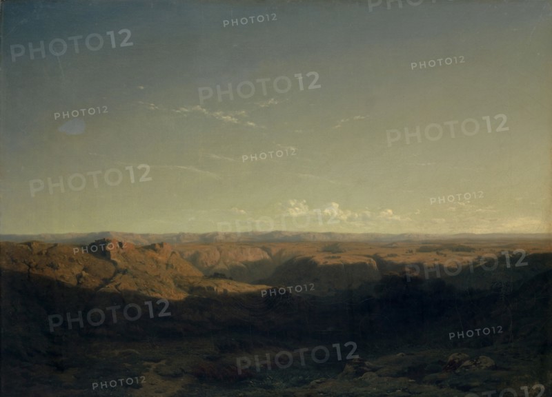 Southern Mountain Landscape, 1845-1850, oil on canvas, 62.4 x 85.9 cm, unsigned, Alexandre Calame, Vevey 1810–1864 Menton