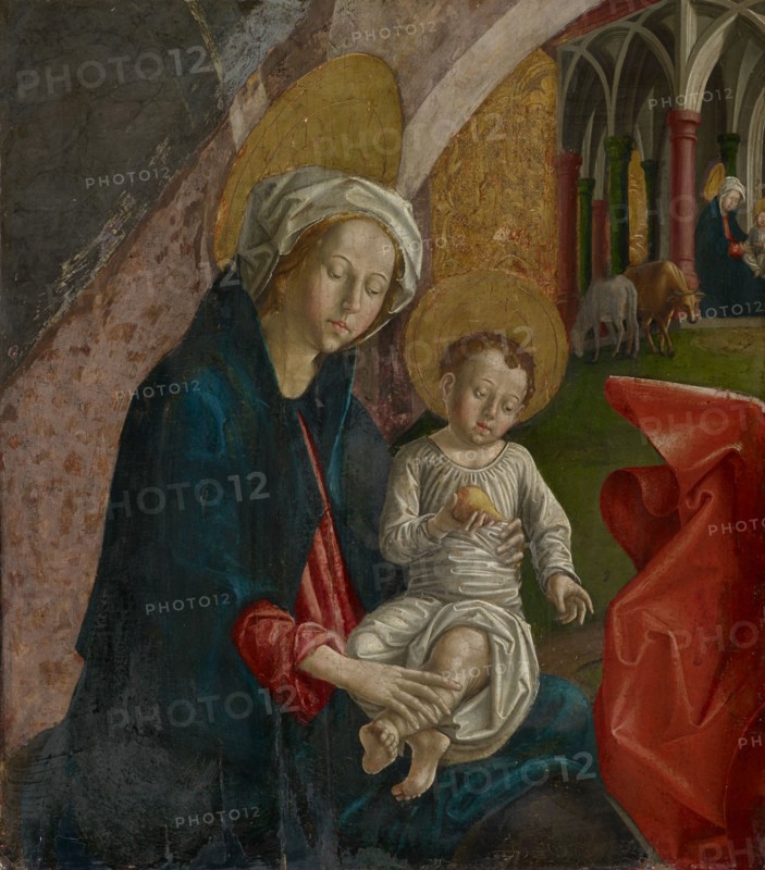 The Flight to Egypt (fragment), c. 1495-1500, mixed media on oak, 51.7 x 46 cm, unmarked, Michael Pacher, (oder Werkstatt / or workshop), Pfalzen (damals Tirol) um 1435–1498 Salzburg