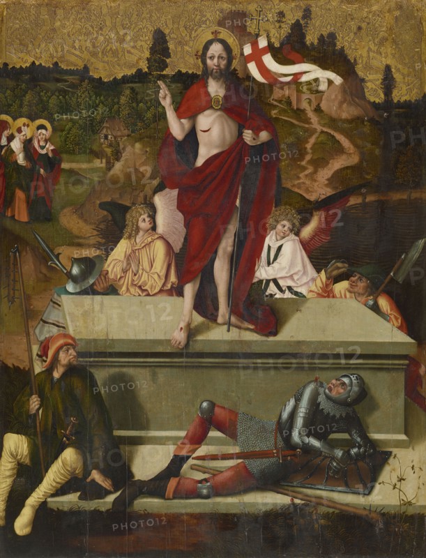 The Resurrection of Christ, c. 1500/10, Mixed media on fir wood, 107 x 82 cm, Unmarked, Meister DS (Daniel Schwegler?), (?), tätig 1503–1515 in Basel