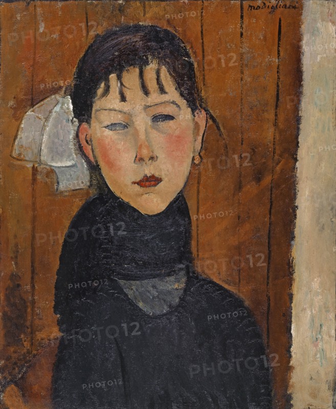 Marie (Marie, fille du peuple), 1918, oil on canvas, 61.2 x 49.8 cm, signed upper right: modigliani, Amedeo Modigliani, Livorno 1884–1920 Paris