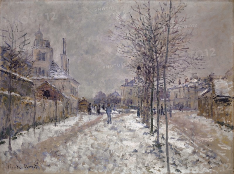 Le Boulevard de Pontoise à Argenteuil, Neige, 1875, oil on canvas, 60.2 x 81.2 cm, signed lower left: Claude Monet, Claude Monet, Paris 1840–1926 Giverny