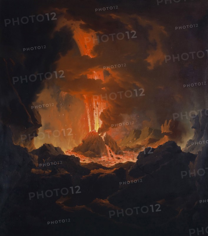 Vesuvius eruption, c. 1796, oil on canvas, 137.1 x 120.5 cm, signed lower right: M. WuTKy., Michael Wutky, Krems 1739–1823 Wien