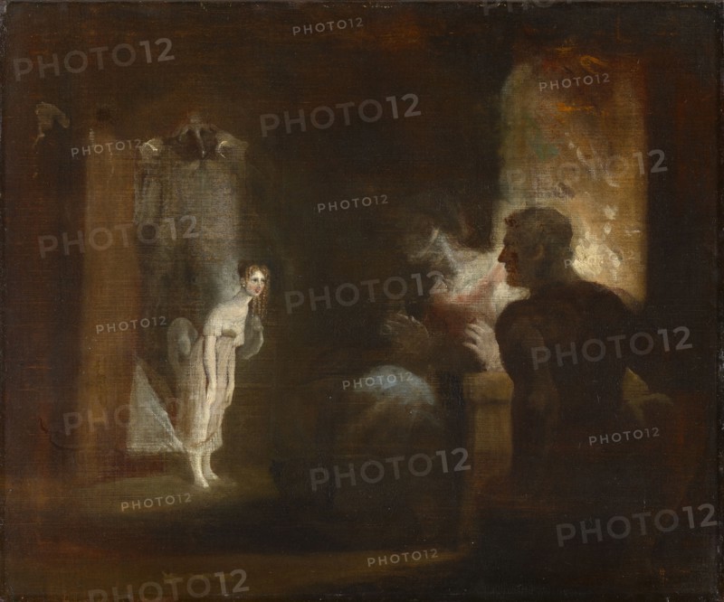 Undine comes to the fishing couple, 1821, oil on canvas, 63.5 x 76.4 cm, Unmarked, Johann Heinrich Füssli, Zürich 1741–1825 Putney Hill b. London