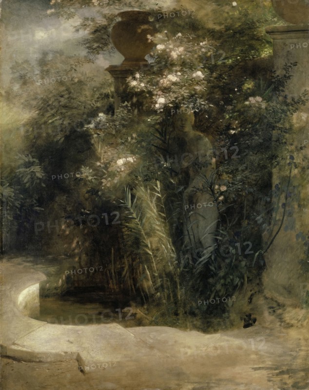 The Abandoned Venus, c. 1860, oil on canvas, 120 x 95 cm, unsigned, Arnold Böcklin, Basel 1827–1901 San Domenico