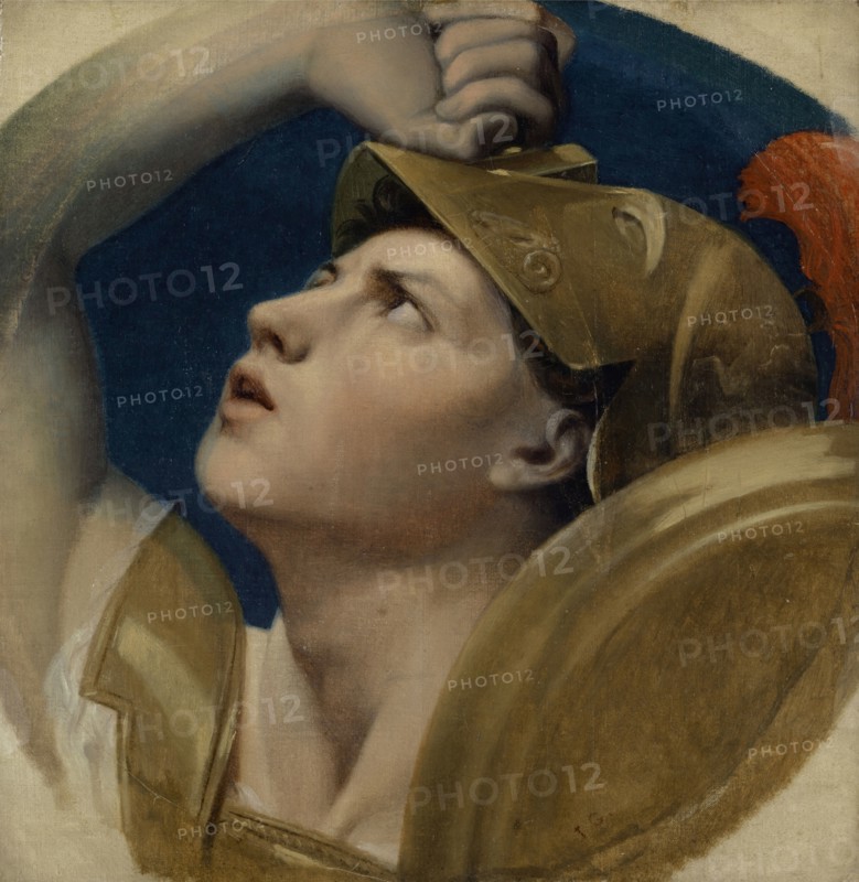 Mars, 1864, oil on canvas, 32.1 x 30.9 cm, inscribed lower right: I G., Jean-Auguste-Dominique Ingres, Montauban 1780–1867 Paris