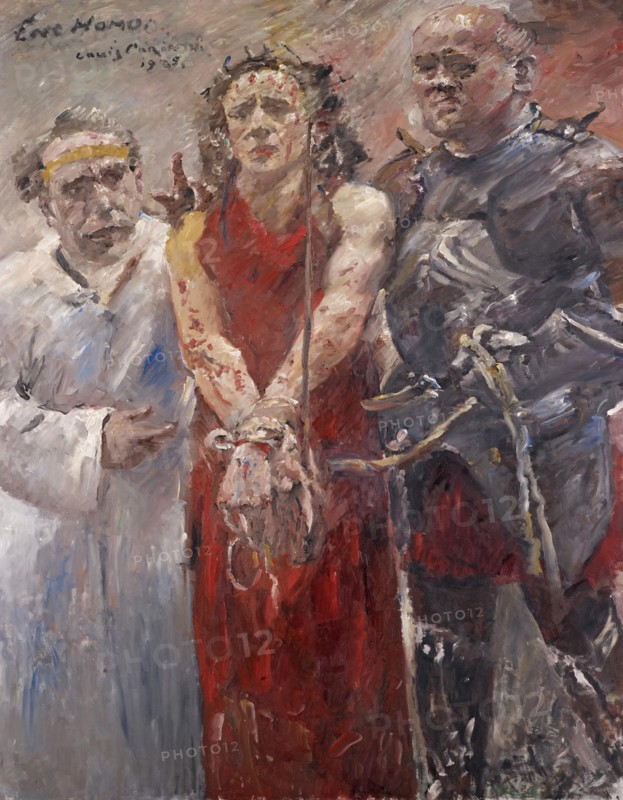 Ecce Homo, 1925, oil on canvas, 190.7 x 150.6 cm, Inscribed, signed and dated top left: Ecce Homo, Louis Corinth, 1925., Lovis Corinth, Tapiau/Ostpreussen (heute Gwardjesk, Russland) 1858–1925 Zandvoort