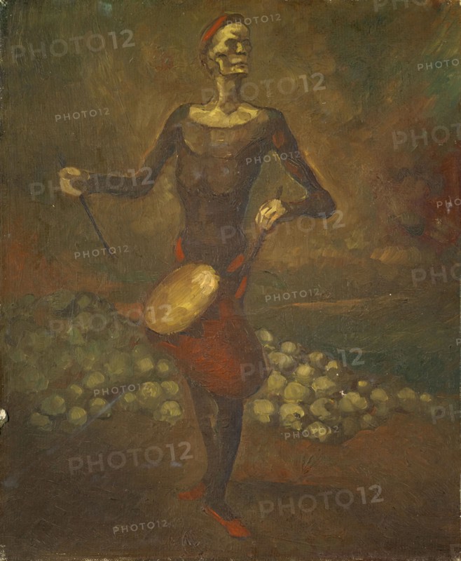 Tambour macabre, around 1924, oil on board, 46 x 38 cm, unsigned, Johannes Robert Schürch, Aarau 1895–1941 Ascona/Tessin