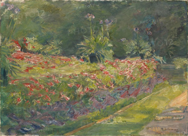 The Garden at the Wannsee in Berlin, 1928, oil on canvas, 54.5 x 75 cm, signed lower right: M Liebermann, Max Liebermann, Berlin 1847–1935 Berlin