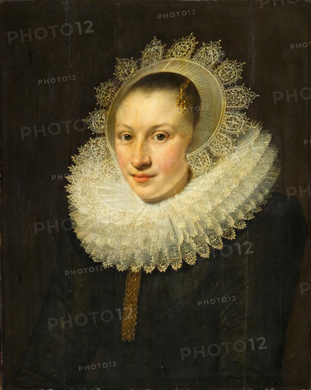 Portrait of a young woman, oil on oak, 62 x 49.5 cm, unsigned, Michiel Jansz. van Mierevelt, Delft 1566–1641 Delft
