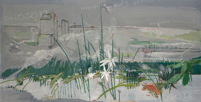 The Morning, 1939, oil on canvas, 80 x 156 cm, signed and dated lower right: Wiemken, 39, Walter Kurt Wiemken, Basel 1907–1941 bei Castel San Pietro/Tessin
