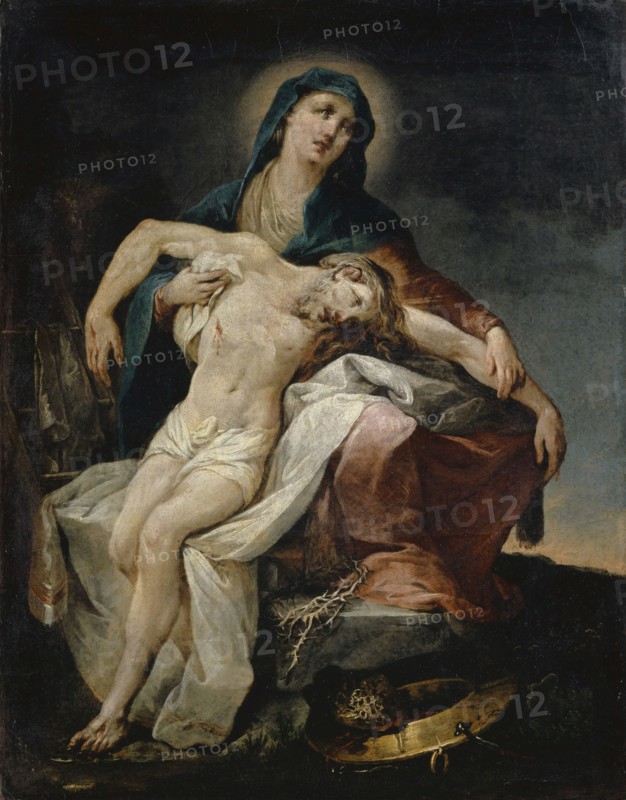 Pietà, 1783, oil on canvas, 50.5 x 39 cm, Tiberius Dominikus Wocher, Mimmenhausen bei Salem 1728–1799 Reute (heute Ortsteil von Bad Waldsee, Landkreis Ravensburg)