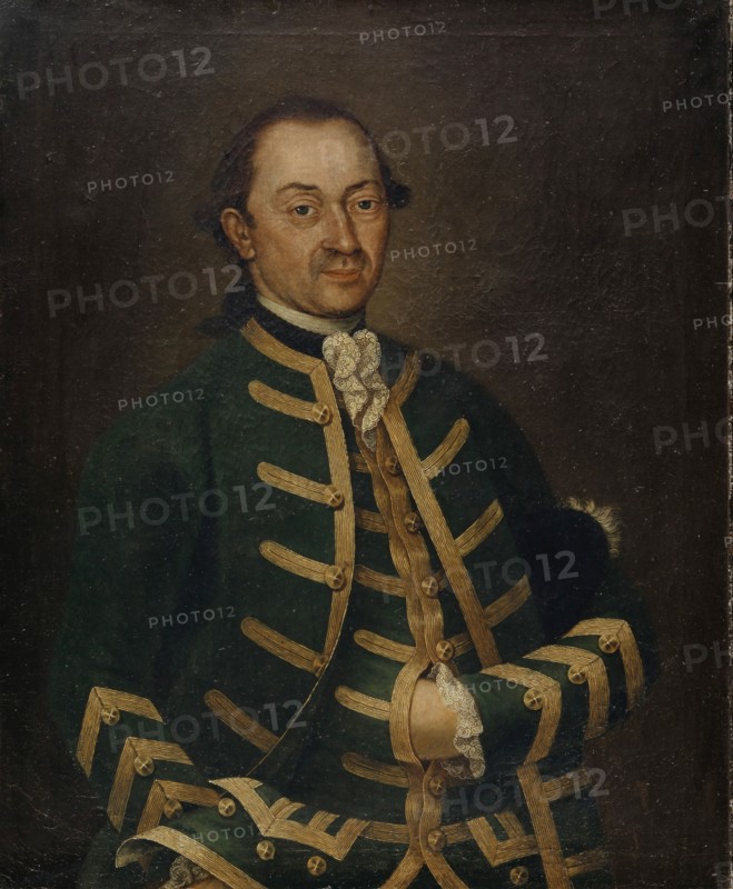 Portrait of an unknown gentleman, 1787, oil on canvas, 67 x 81.5 cm, Signed and dated on the reverse: (orig.) Frider Wocher pinxit A: 1787, Friedrich Thaddäus Wocher, 1726–1799