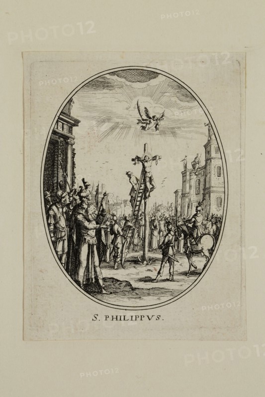 Nicolas Cochin, French, 1610-1686, S. Philippvs, between 1610 and 1686, etching printed in black ink on laid paper, Plate: 3 3/8 × 2 5/8 inches (8.6 × 6.7 cm)
