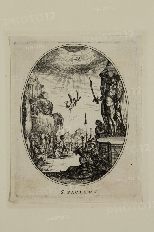 Nicolas Cochin, French, 1610-1686, S. Pavlivs, between 1610 and 1686, etching printed in black ink on laid paper, Plate: 3 3/8 × 2 5/8 inches (8.6 × 6.7 cm)