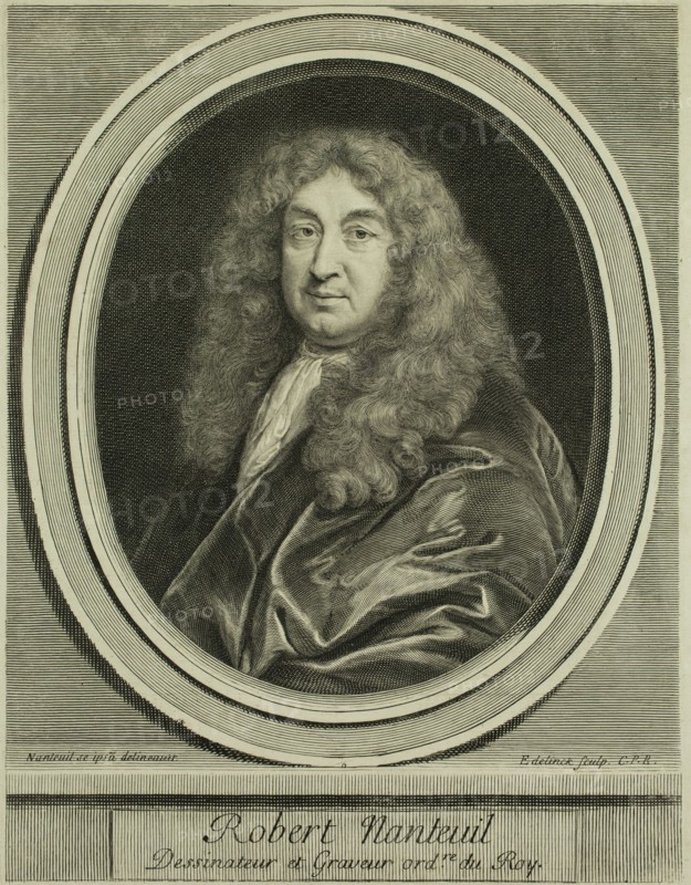 Gerard Edelinck, Flemish, 1640-1707, after Robert Nanteuil, French, 1623-1678, Robert Nanteuil, between late 17th and early 18th century, engraving printed in black ink on laid paper, Plate: 9 5/8 × 7 1/2 inches (24.4 × 19.1 cm)