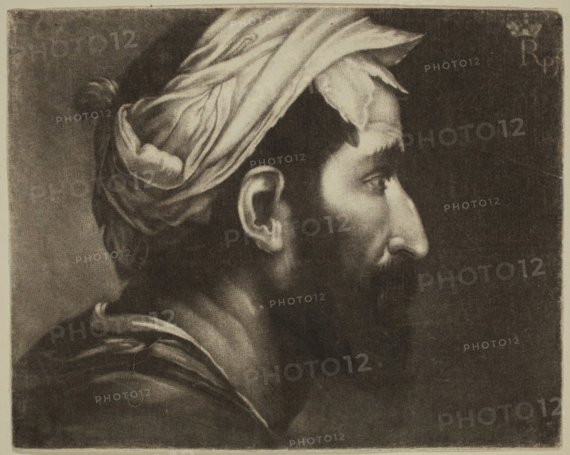 Richard Houston, English, 1721-1775, Executioner, between 1721 and 1775, Mezzotint printed in black ink on laid paper, Sheet (trimmed within plate mark): 5 1/8 × 6 3/8 inches (13 × 16.2 cm)