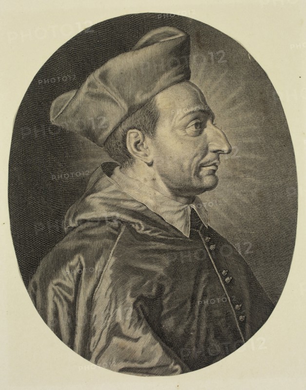 Nicolas, The Elder Pitau, French, 1632-1671, Carlo Borromeo, Cardinal Archbishop of Milan, 1538-1584, 17th century, engraving printed in black ink on laid paper, Sheet: 8 1/2 × 6 3/4 inches (21.6 × 17.1 cm)