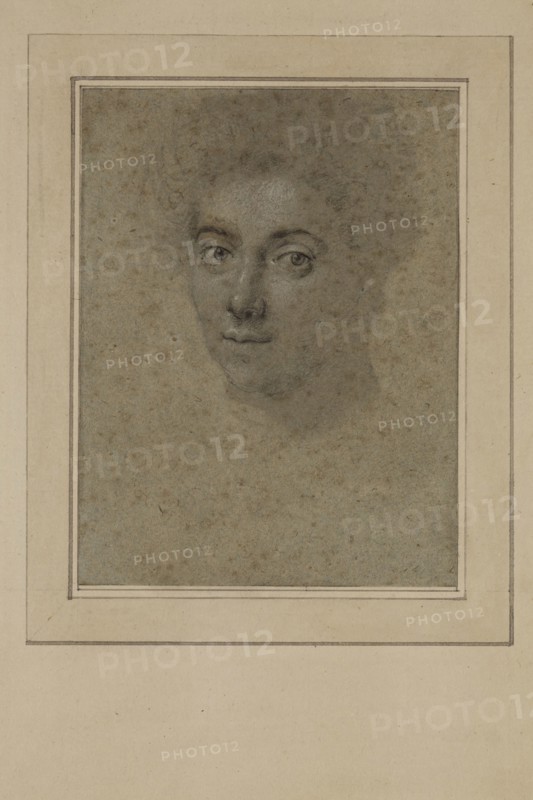 school of Ottavio Leoni, Italian, 1578-1630, Portrait of an Unknown Woman, between 1620 and 1629, black chalk with white chalk and traces of gray wash on green-gray paper, Sheet: 5 11/16 × 4 5/16 inches (14.4 × 11 cm)