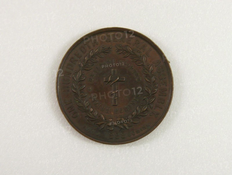 Unknown (American), Medal Commemorating 100th Gen. Assembly of Presbyterian Church, Philadelphia, 1888, bronze, Overall: 2 inches (5.1 cm)