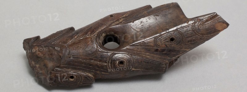 Eskimo, Native American, Artifact Fragment, ca. 300, Overall: 3 1/2 inches (8.9 cm)