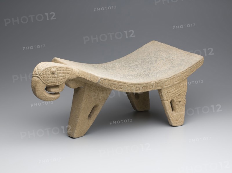 Costa Rican, Precolumbian, Parrot Effigy Metate, between 500 and 1000, volcanic rock, Overall: 10 1/2 × 10 1/2 × 24 inches (26.7 × 26.7 × 61 cm)