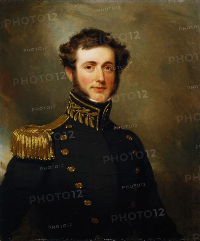 Henry Inman, American, 1801-1846, Lieutenant Philip Augustus Stockton, 1833, oil on canvas, Unframed: 30 × 25 inches (76.2 × 63.5 cm)