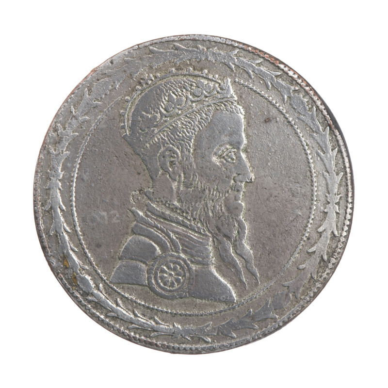 Lithuanian thaler (pólkopek) copy, Sigismund II Augustus (King of Poland; 1544–1572) — copy of original from 1565/19th century. Jagiellonian dynasty. Obverse: crowned male bust turned right. Reverse: under the crown, a tied monogram composed of the letters SA divides the year 15-65, below the number of values 30. Features royal monograms, monogram SA, tied monograms, royal bust (iconographic), male bust. Coin, copy. Diameter 38.3–38.5 mm; weight 28.02 g. Grand Duchy of Lithuania; Vilnius; Poland.