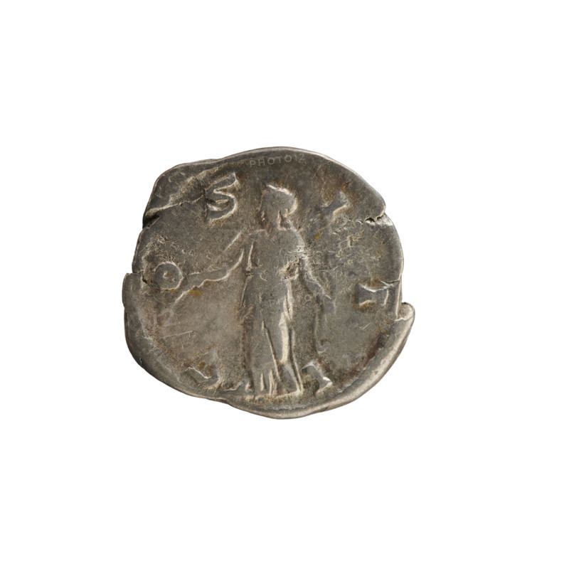 Denarius of Marcus Aurelius (121–180; Roman emperor 161–180), c. 169–170. Silver coin (weight 3.37 g, axis 180°). Obverse: head of Marcus Aurelius laureate, right; pearl border; inscription 'M ANTONINVS AVG TR P XXIIII'. Reverse: Diana standing facing left, holding an arrow in her right hand and a bow in her left; pearl border. Imperial bust/iconography; attributes: laurel wreath, bow, arrow. Roman Empire, Rome.
